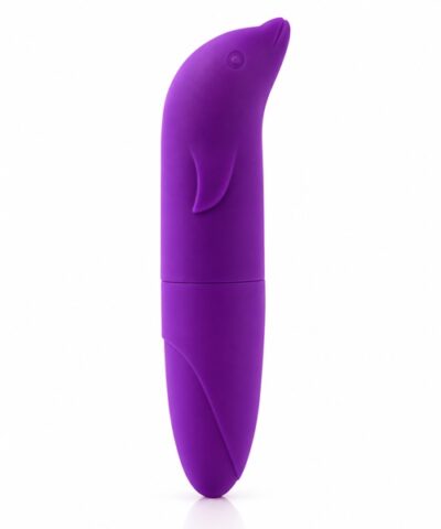 Vibrador Ponto G com Formato Golfinho Aveludado Silencioso Versão +Qualidade