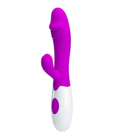 vibrador rabbit com estimulador clitoriano pretty love snappy com 30 vibrações