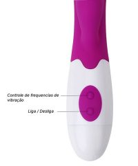 vibrador rabbit pretty love snappy com 30 vibrações como usar