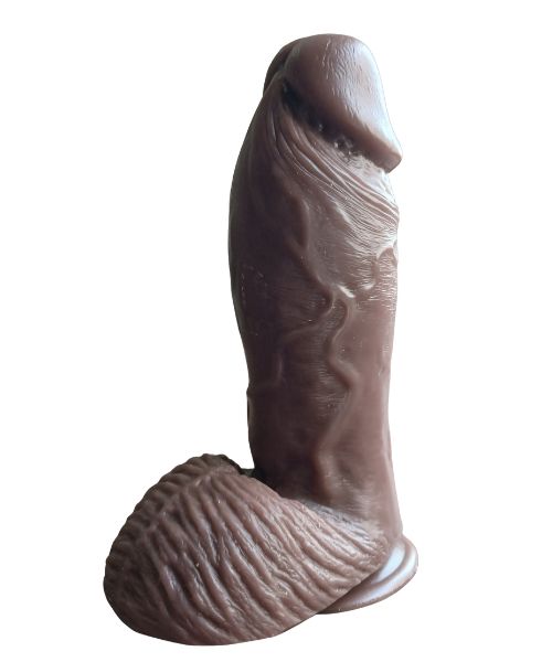 Pênis Ultra Realista Imagination® – Macio e Flexível com Ventosa – Medidas Aproximadas 21 x 6 cm – 15,5cm Penetrável - Imagem 4
