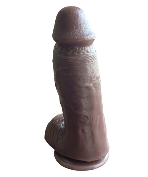 Pênis Ultra Realista Imagination® – Macio e Flexível com Ventosa – Medidas Aproximadas 21 x 6 cm – 15,5cm Penetrável - Imagem 5