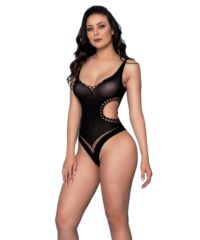 Body Recortes Laterais – Malha Delicada e Contorno