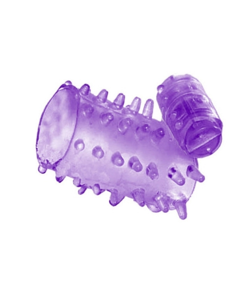 Meia Capa Peniana com Cerdas Massageadoras e Vibração - Imagem 2