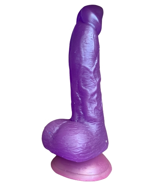 Pênis com Vibração e Ventosa Fixadora em 05 Cores com 17×3,5cm – 14cm Penetrável – Design Exclusivo Imagination - Imagem 17