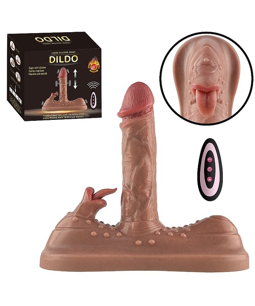 Vibrador de Cadeira com Estimulador de Clitóris - Vai e Vem com Aquecimento / Controle Remoto - Silicone Líquido - Imagem 2
