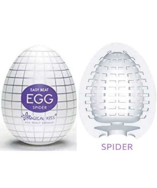 Egg masturbador da magical kiss com textura spider
