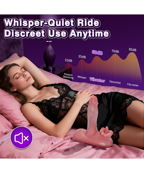 Vibrador com Movimento Vai e Vem, Aquecimento e Controle Remoto – 12 Modos de Funcionamento - Imagem 7
