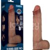 Pênis Realístico Dupla Densidade 23,7x4,3cm, 17,2cm Penetráveis - Sliding Skin Pro Dual Layer Silicone Dong