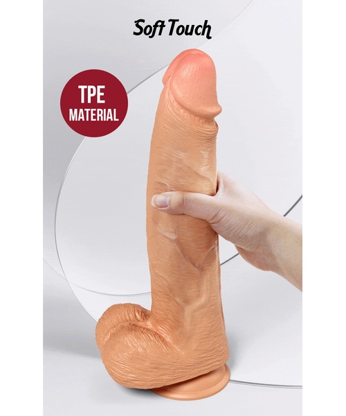 Pênis Realística Severus 35 cm com Dupla Densidade, Pele Deslizante Móvel e Ventosa - Imagem 7