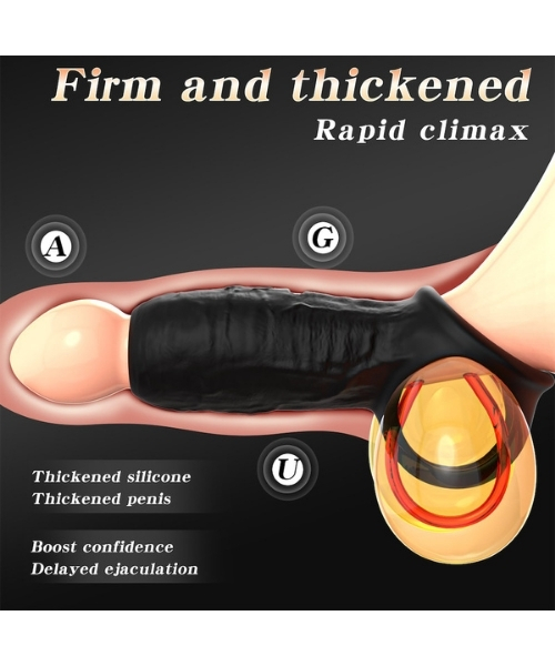 Meia Capa Peniana com 9 Modos de Vibração e Controle por Aplicativo - Imagem 7