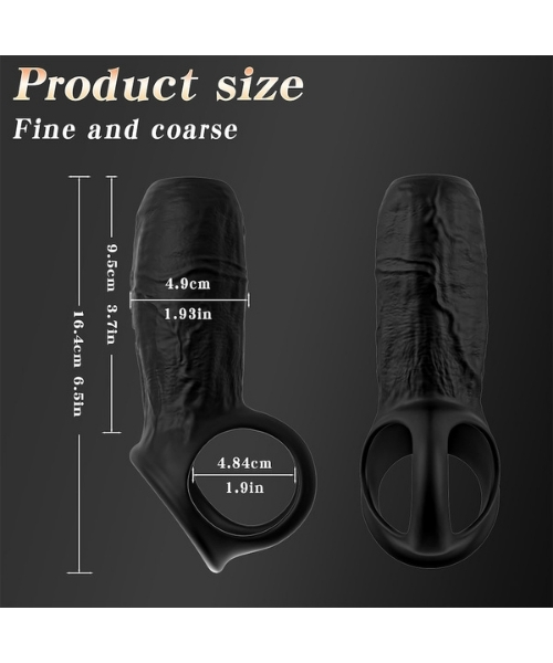 Meia Capa Peniana com 9 Modos de Vibração e Controle por Aplicativo - Imagem 9