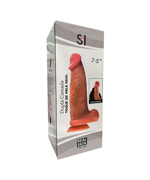 Pênis Super Realístico Macio e Flexível com Aproximadamente - 19,0 x 5,0 cm - Imagem 10