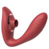 Sugador de Clitóris e Vibrador Penetrador para Ponto G Recarregável