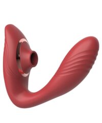 Sugador de Clitóris e Vibrador Penetrador para Ponto G Recarregável