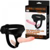 Cinta Peniana Dupla com Plug Vaginal – Ajuste, Realismo e Conforto – Female Harness