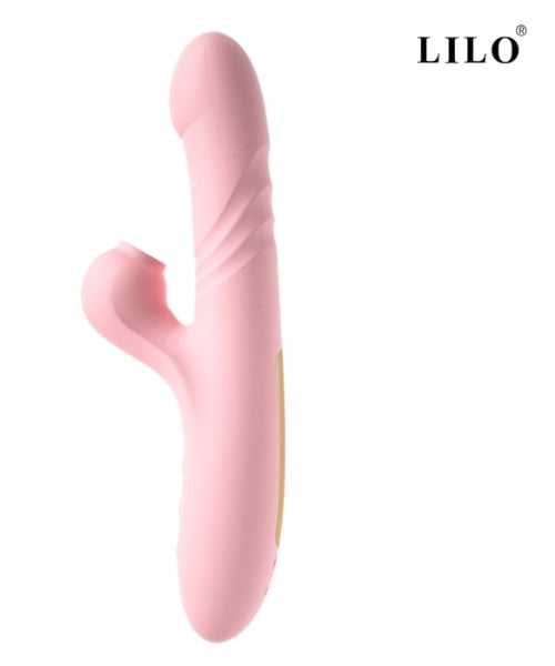 Vibrador de Ponto G e Clitóris com Sugador por Pulsação de Ar, com Movimentos de Vai e Vem - LILO - Imagem 6