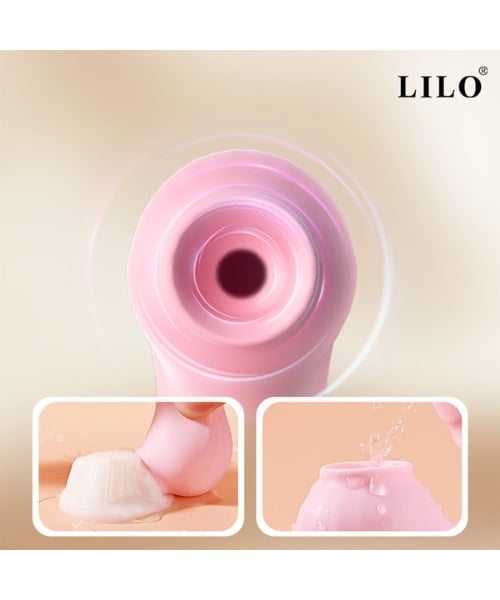 Vibrador de Ponto G e Clitóris com Sugador por Pulsação de Ar, com Movimentos de Vai e Vem - LILO - Imagem 10