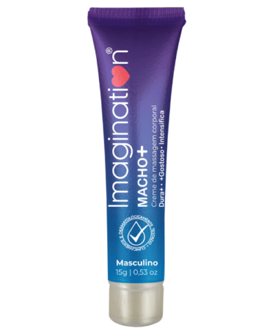 Macho+ Gel Masculino Intensificador, Prolongador e Retardante - Imagination 15g
