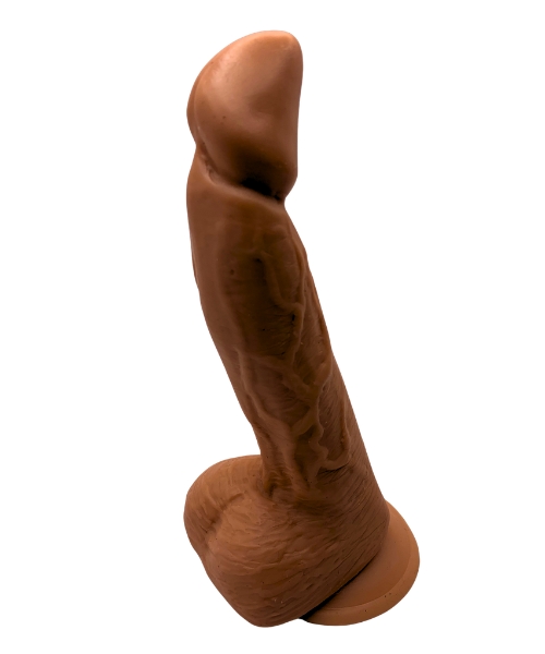 Pênis Realista com Ventosa Fixadora em 05 Cores com 17×3,5cm – 14cm Penetrável – Design Exclusivo Imagination - Imagem 3