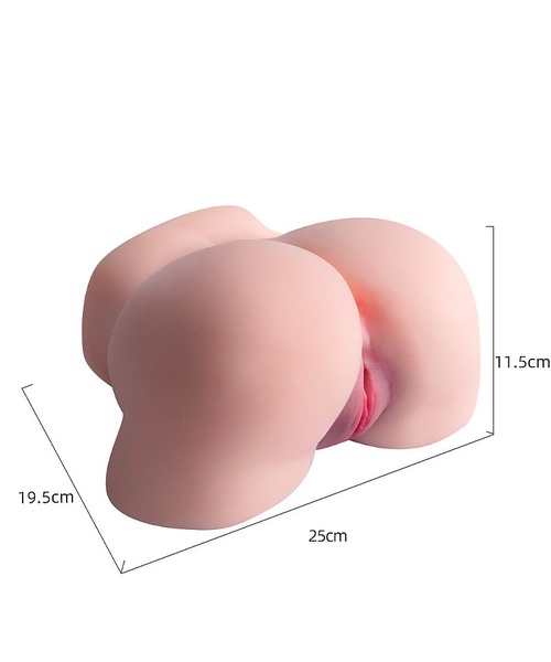 Masturbador Bunda Super Realística com Entrada de Vagina e Ânus - Imagem 4
