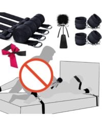Kit de Fetiche e Bondage para Cama com 6 Peças - YOUVIBE