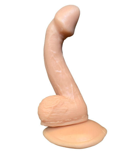 Pênis Realista com Ventosa Fixadora em 05 Cores com 13,5x2,5cm – 11cm Penetrável – Design Exclusivo Imagination - Imagem 2