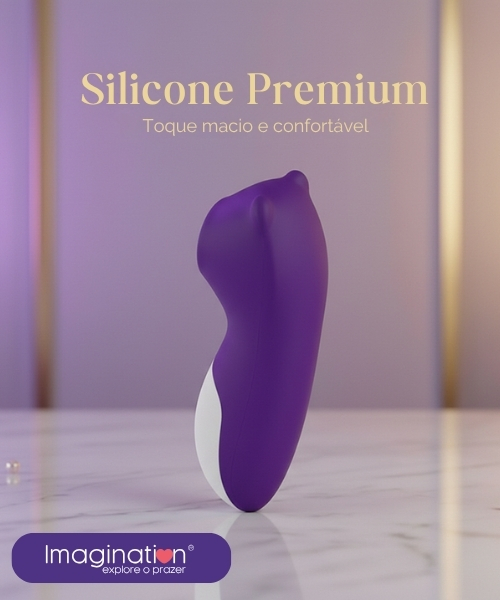 Sugador URSINHO Recarregável USB, 10 Modos de Pulsação, Silicone Premium, à Prova D'Água - Imagination® - Imagem 4