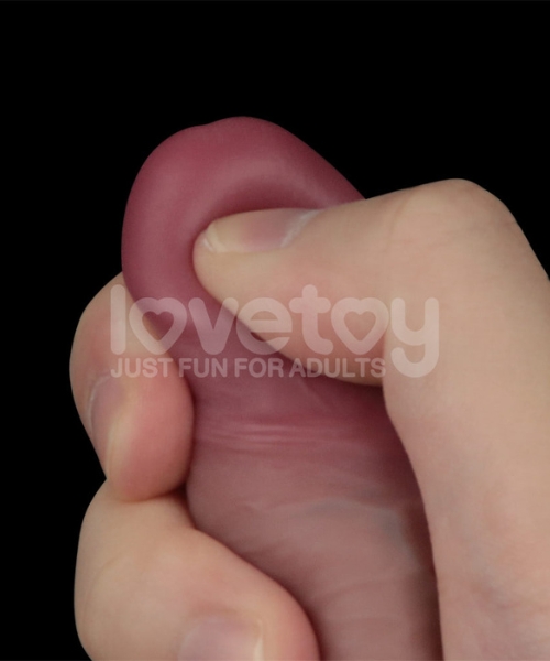 Pênis Realístico Dupla Densidade 17,5x3,5 cm - 23 cm Penetrável - Sliding Skin Pro II Dual Layer Silicone Dong - LOVETOY - Imagem 11