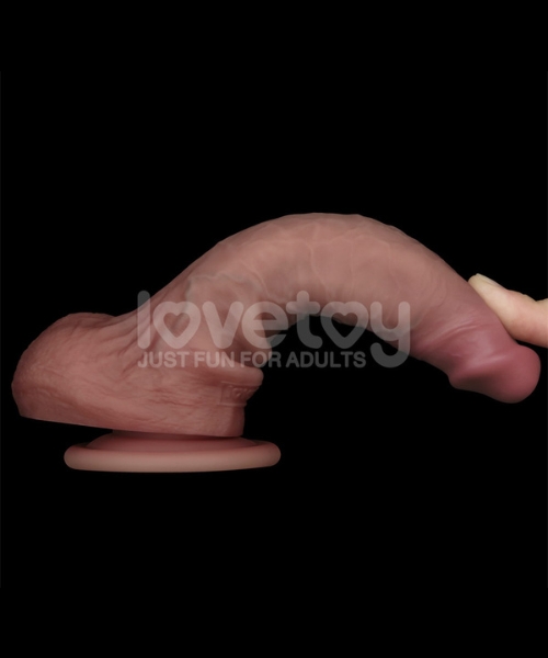 Pênis Realístico Dupla Densidade 17,5x3,5 cm - 23 cm Penetrável - Sliding Skin Pro II Dual Layer Silicone Dong - LOVETOY - Imagem 14