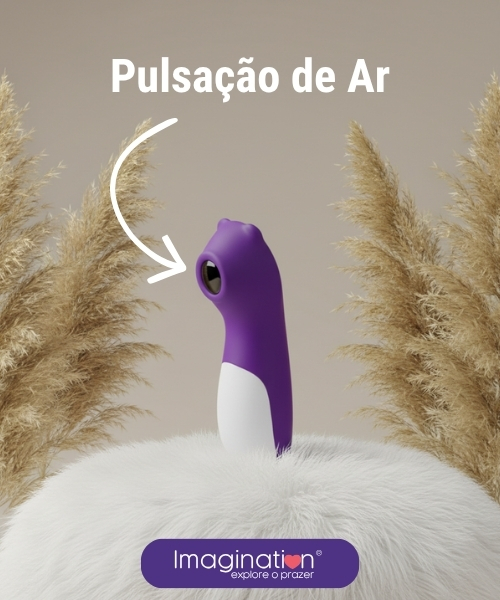 Sugador URSINHO Recarregável USB, 10 Modos de Pulsação, Silicone Premium, à Prova D'Água - Imagination® - Imagem 7