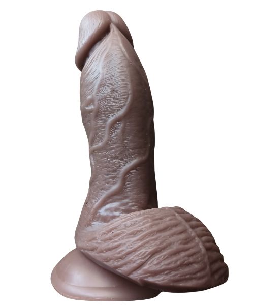 Pênis Ultra Realista Imagination® – Macio e Flexível com Ventosa – Medidas Aproximadas 17,5 x 4,7 cm – 12,5cm Penetrável - Imagem 7