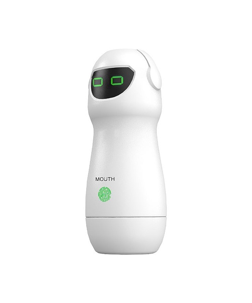 Masturbador Formato de Lanterna Formato Boca com Vibração e Voz - S Robot - Imagem 6