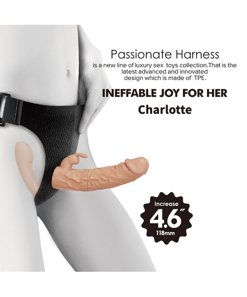 Cinta com Dildo Duplo – Conforto e Controle - Charlotte - PRETTY LOVE - Imagem 3