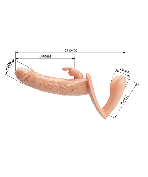 Cinta com Dildo Duplo – Conforto e Controle - Charlotte - PRETTY LOVE - Imagem 11