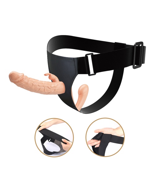 Cinta com Dildo Duplo – Conforto e Controle - Charlotte - PRETTY LOVE - Imagem 2
