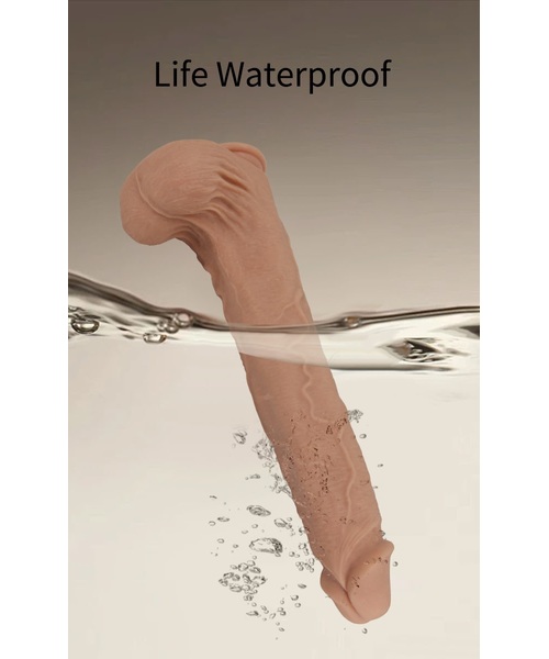 Prótese Peniana Realística Emory 36,5 cm com Dupla Densidade e Pele Deslizante Móvel Slide Skin – Pretty Love - Imagem 5