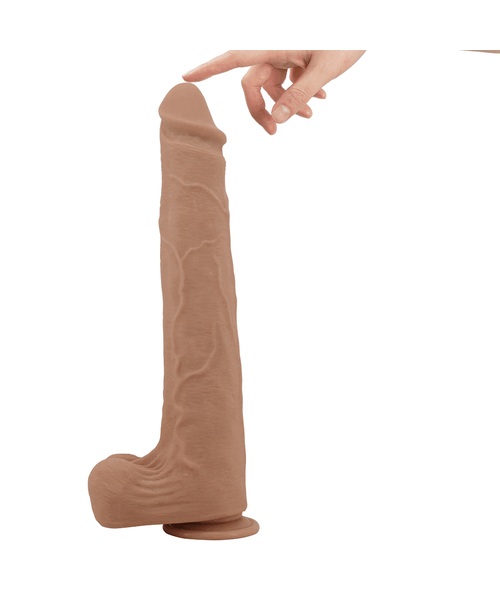 Prótese Peniana Realística Emory 36,5 cm com Dupla Densidade e Pele Deslizante Móvel Slide Skin – Pretty Love - Imagem 4