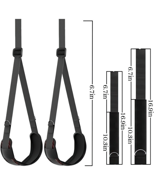 Kit Bondage com Algemas, Pulsos e Coxas, Acessórios para Cama com Algemas Ajustáveis, Tornozelos e Vendas - YOUVIBE - Imagem 4