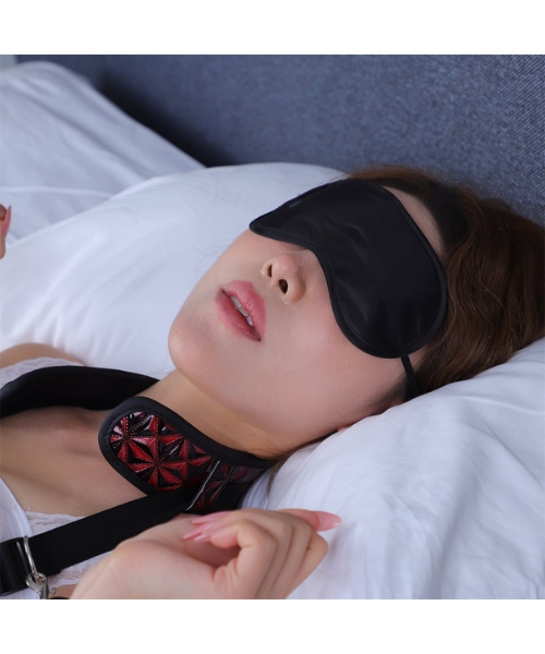 Kit Bondage com Algemas, Pulsos e Coxas, Acessórios para Cama com Algemas Ajustáveis, Tornozelos e Vendas - YOUVIBE - Imagem 6