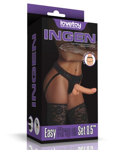 Cinta com Pênis Realístico em TPE com 21,5cm x 4,5cm – LOVETOY - Imagem 3