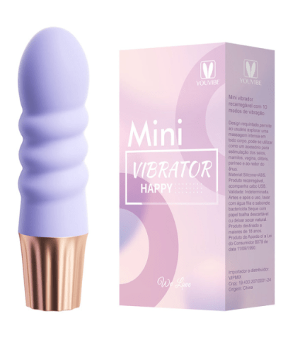 Mini Vibrador Recarregável com 10 Modos de Vibração - YOUVIBE