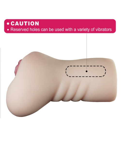 Masturbador Ultra Realista com Textura e Entrada de Vagina, Ânus e Útero - Crazy Lion - Imagem 11