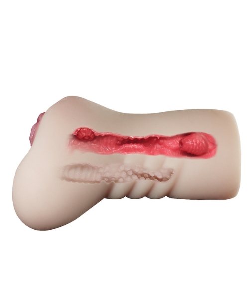 Masturbador Ultra Realista com Textura e Entrada de Vagina, Ânus e Útero - Crazy Lion - Imagem 9