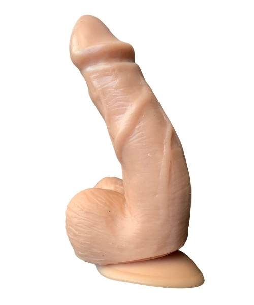 Pênis com Vibração Realista com Ventosa e 05 Cores 15x4cm – 13cm Penetrável – Design Exclusivo Imagination - Imagem 8