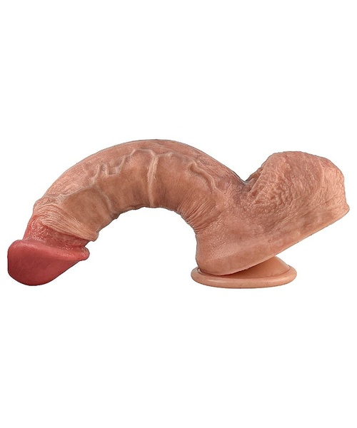 Pênis Realístico com Ventosa - Silicone Líquido - 24,0 x 5,0cm - 17,5cm Penetrável - Imagem 7