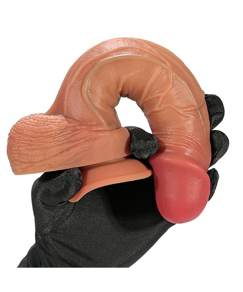 Pênis Super Realístico Macio e Flexível com Ventosa e Medidas Aproximadas de 17,8 x 3,6 cm - Imagem 4