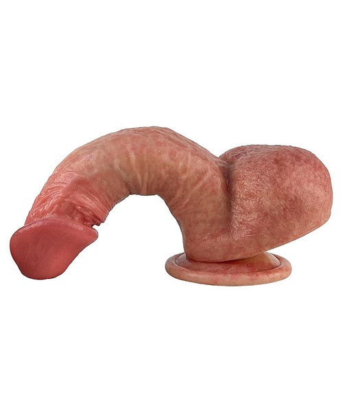 Pênis Realístico com Ventosa - Silicone Líquido - 17,0 x 4,0 cm - 11,0 cm Penetrável - Imagem 9