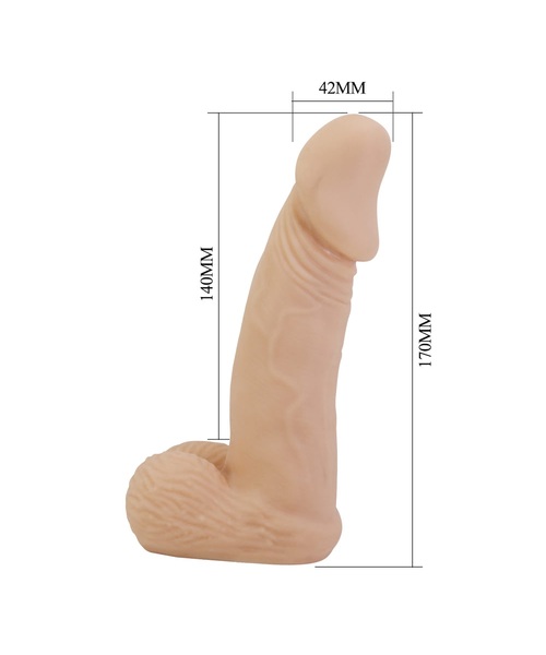 Cinta Peniana Ajustável Zane com Prótese Realística Articulável de 17 cm – TPE Macio - Imagem 19
