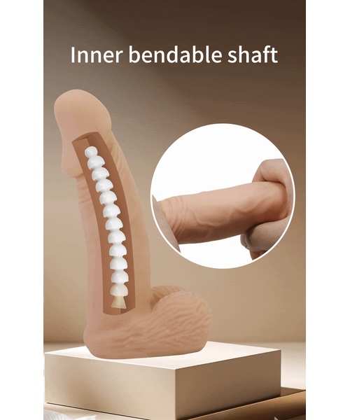 Cinta Peniana Ajustável Zane com Prótese Realística Articulável de 17 cm – TPE Macio - Imagem 16