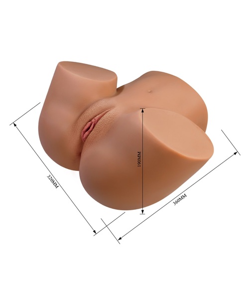 Masturbador Masculino Realista Briony com Vagina e Ânus, Vibração e Sucção – Tamanho Grande de 9 kg - Imagem 8